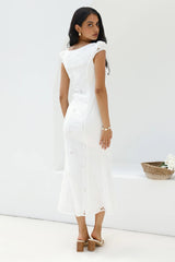 Vintage Song Midi Dress White