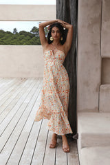 Summer in Paradise Maxi Dress orange